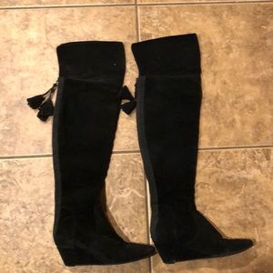 Juicy Couture Suede Over the Knee Boots